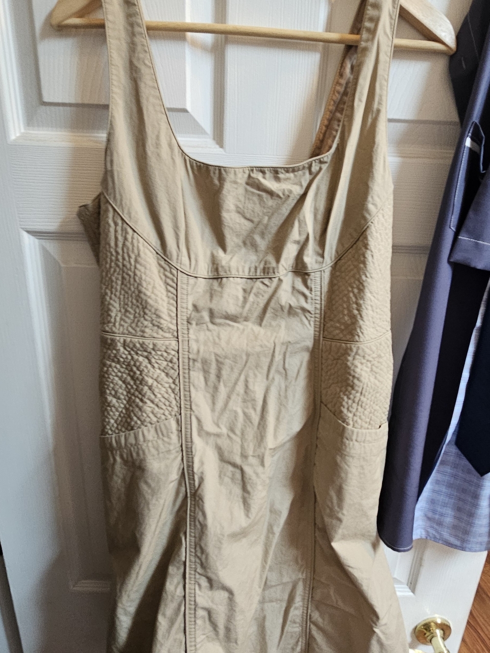 Banana Republic Khaki Sleeveless Dress